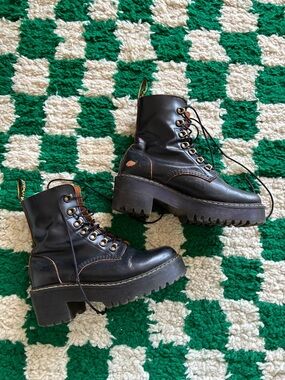 Dr. Martens Leona Platform Lug Sole Boots